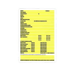 Cartello concessione edilizia 68x 98 plastica [targotimbri ]