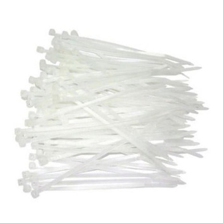 fascette fermacavi viva 2.5x200 mm bianco [3195w]