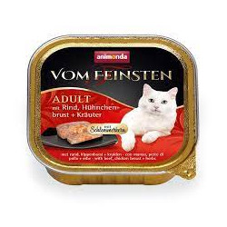 cibo umido per gatti animonda vom feinsten con petto di pollo ed