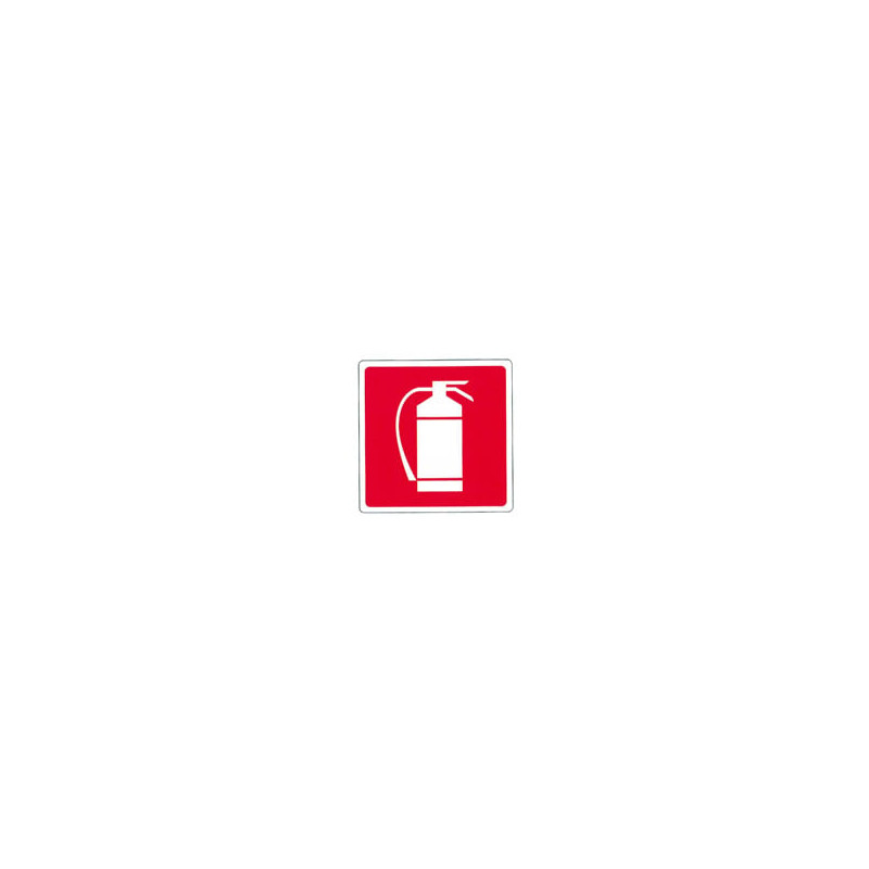 Cartello estintore 20x 20 alluminio [targotimbri ]