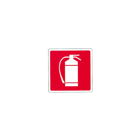 Cartello estintore 20x 20 alluminio [targotimbri ]