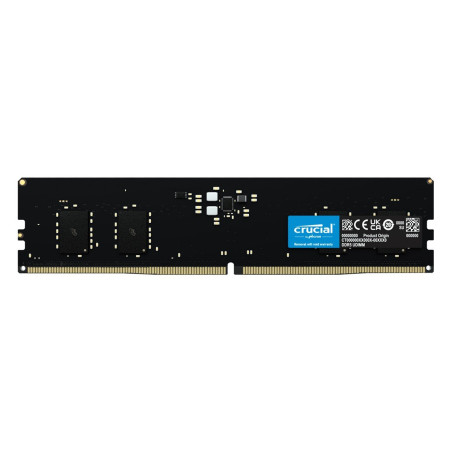 ram dimm ddr5 8gb crucial 5600mhz nero [ct8g56c46u5]