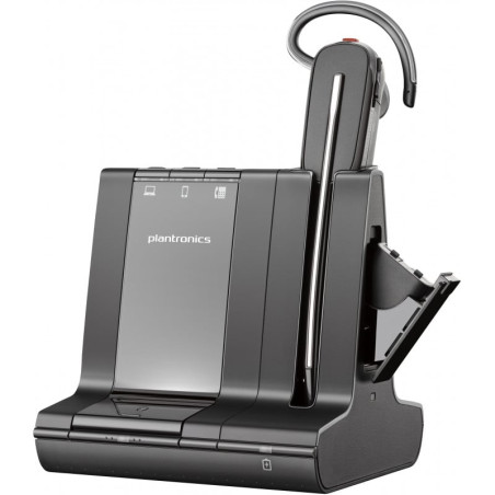 auricolare hp poly savi 8245/a wireless/bluetooth ganci per le orecchie
