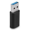 adattatore usb lindy usb 3.2 tipoa/c nero [lindy41904]