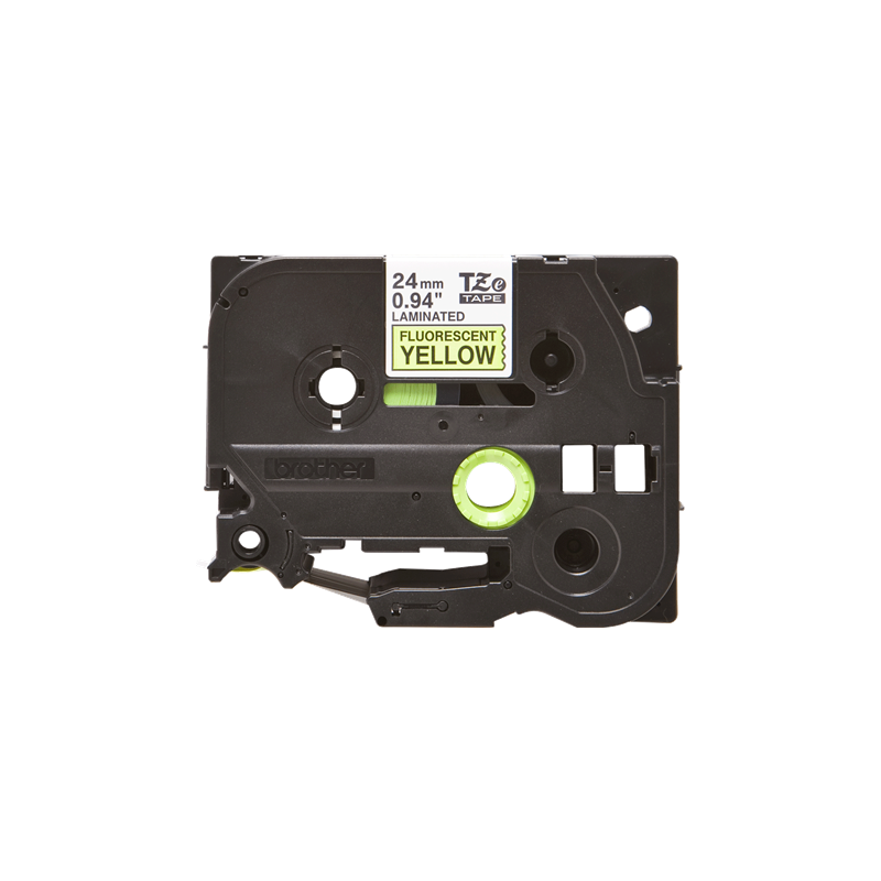 cassetta nastro brother tzec51 per etichettatura originale 24mm nero