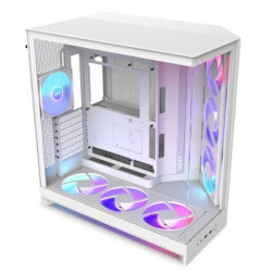 case nzxt h9 flow rgb+ midi tower atx 77l bianco [cm-h92fw-p1]