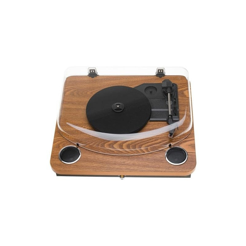 giradischi adler ad 1914 in legno con usb e bluetooth grigio [ubadlfad1914woo]