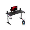 scrivania da gioco huzaro hero 3.6 nero [hz-hero 3.6 rgb nero]