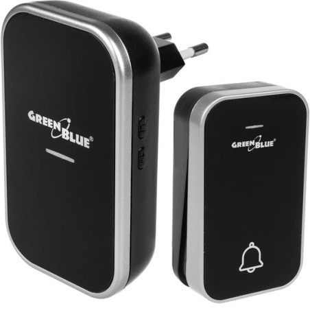 campanello cinetico greenblue gb157 b wireless senza batteria 38