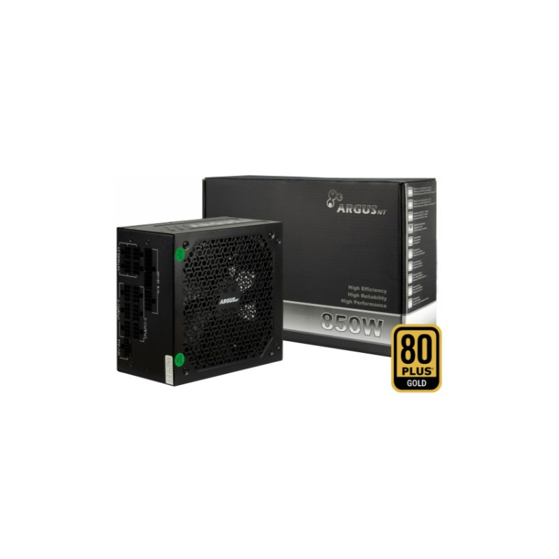 alimentatore 850w intertech argus ha-850ba4 80 plus gold nero