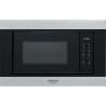 microonde hotpoint mf20s ix ha.1 da incasso 60cm 20l 900w nero/acciaio