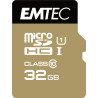 32gb scheda microsdhc emtec cl.10 gold+ con adattatore [ecmsdm32ghc10gp]