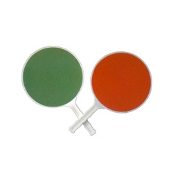 Paletta segnalazione rosso/verde cm.30 [dbverona ]