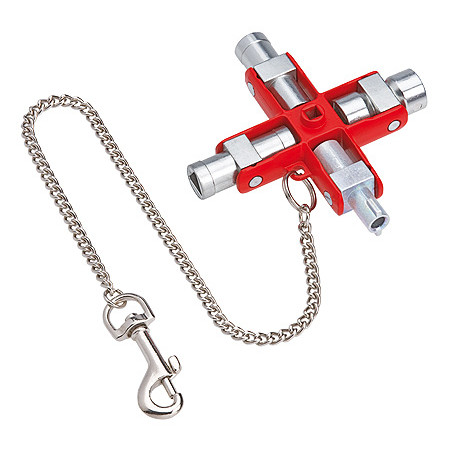 knipex 00 11 06 chiave di armadietti di controllo e utilità