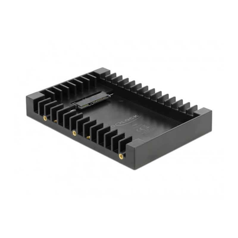 telaio di montaggio delock f. 2,5 sata nero [18364]