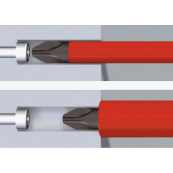 cacciavite con caricatore punte liftup elettrico wiha [41234]