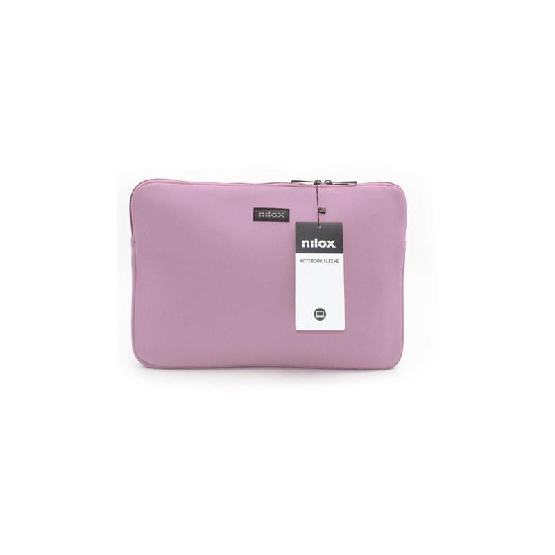 custodia notebook nilox sleeve 14'' rosa [nxf1405]