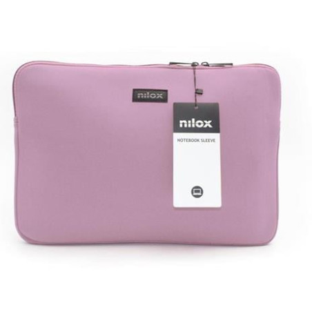 custodia notebook nilox sleeve 14'' rosa [nxf1405]