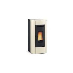 stufa a pellet extraflame klaudia avorio 5 stelle 5.0 8kw bianco