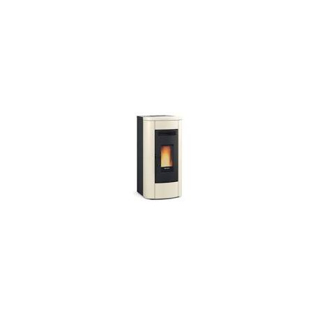 stufa a pellet extraflame klaudia avorio 5 stelle 5.0 8kw bianco