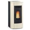 stufa a pellet extraflame klaudia avorio 5 stelle 5.0 8kw bianco