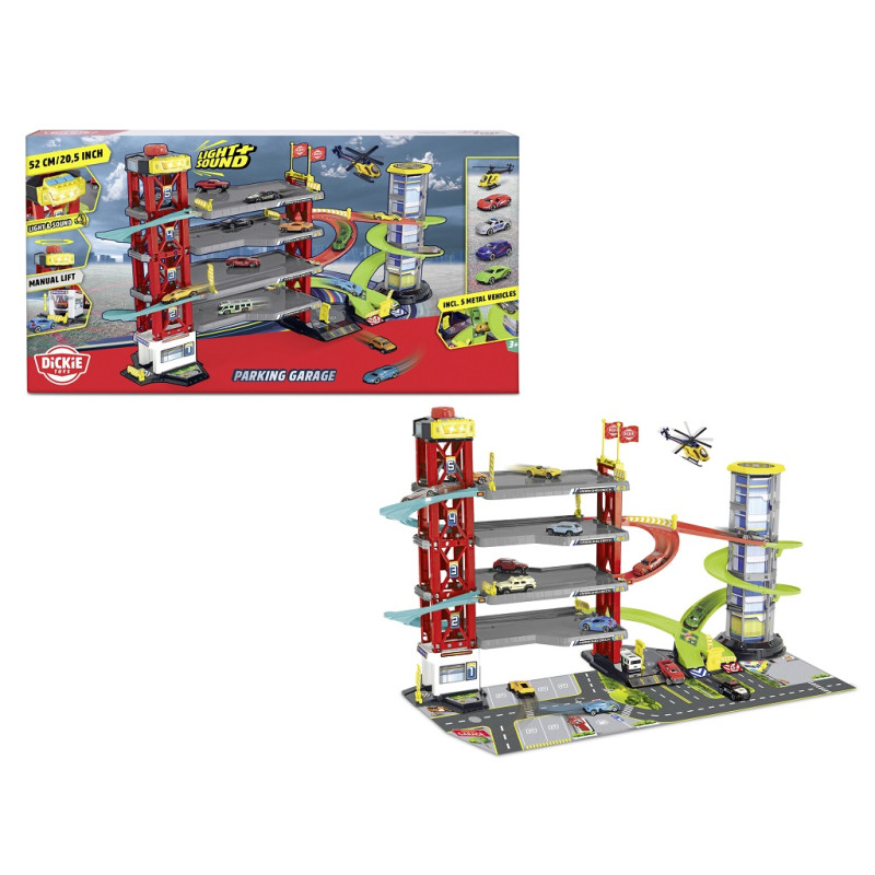 set da gioco dickie garage a cinque piani [203339000]