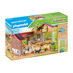 set da gioco playmobil country grande fattoria con figurine 182pz