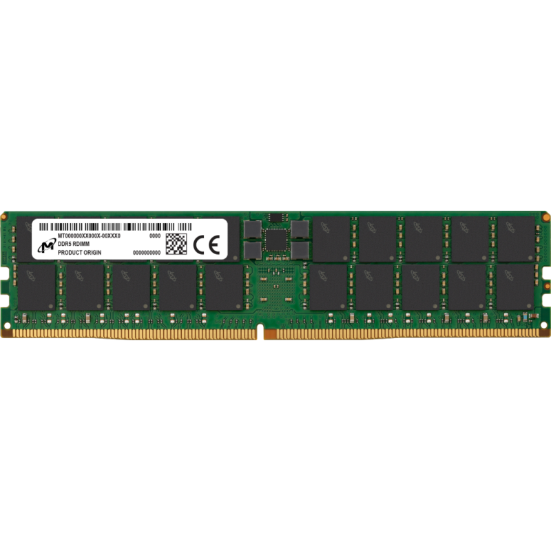 ram rdimm ddr5 64gb micron crucial 64gb/4800mhz 1x64gb kit cl40 1.1v