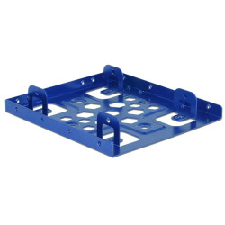telaio di montaggio delock 2 x 2.5â?³ a 3.5 alluminio blu [21335]