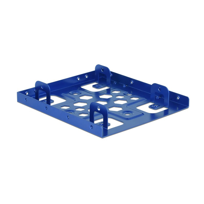 telaio di montaggio delock 2 x 2.5â?³ a 3.5 alluminio blu [21335]
