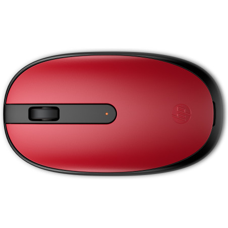 mouse hp 240 wireless bluetooth 1600dpi rosso [43n05aa]