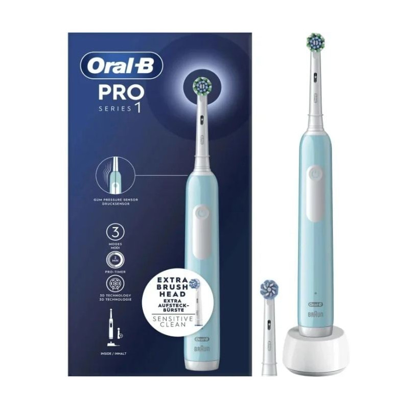 spazzolino elettrico braun oral-b pro series 1 blu [1]
