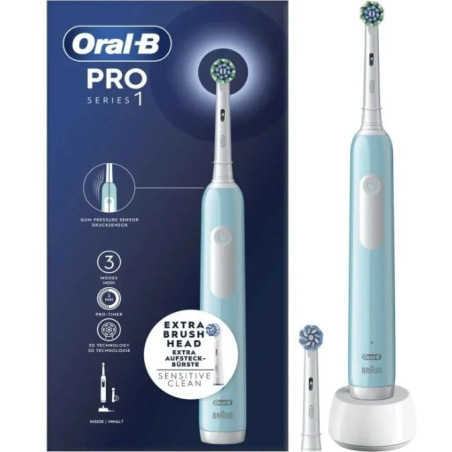spazzolino elettrico braun oral-b pro series 1 blu [1]