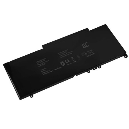 batteria green cell 7.6v 6200mah per dell latitude e5250 e5450 e5550