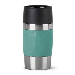 thermos emsa travel mug compact 300ml in acciaio inossidabile/verde