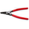 pinza knipex per anelli di sicurezza in cromo vanadio 170mm rosso