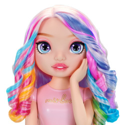 bambola mga entertainment testa per trucco e parrucchiere multicolore