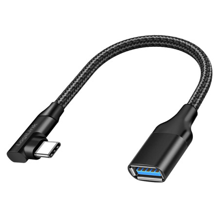 cavo usb logilinnk 3.2 gen2 otg usb-c angolato a usb-a femmina