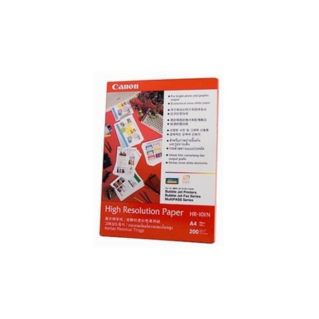 carta fotografica canon 200 fogli hr-101 a4 106gr [1033a001]