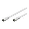 cavo antenna satellite f/f 1,5 mt bianco
