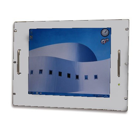monitor lcd 17'' per rack 19'' 8 unità grigio
