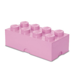 contenitore room copenhagen mattone lego brick da 8 rosa [rc40041738]