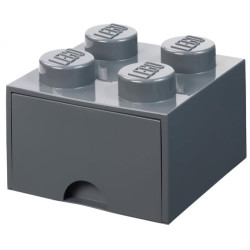contenitore room copenhagen lego storage brick d4 grigio scuro [40051754]