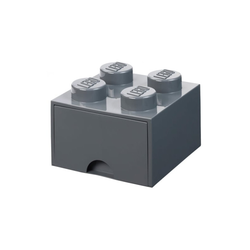 contenitore room copenhagen lego storage brick d4 grigio scuro [40051754]