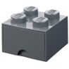 contenitore room copenhagen lego storage brick d4 grigio scuro [40051754]