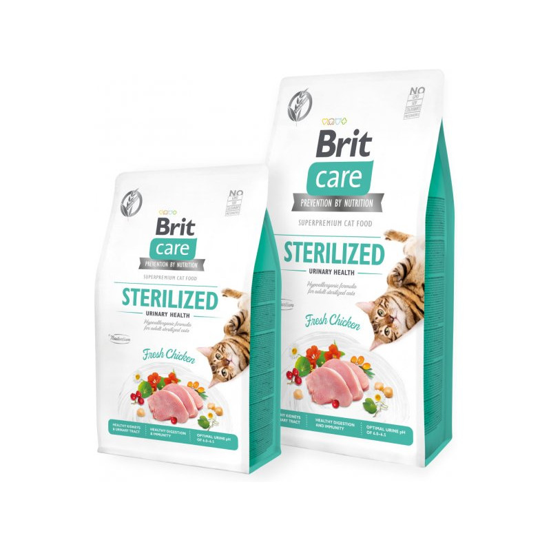 mangime brit care cat grain-free sterilized urinary pollo fresco