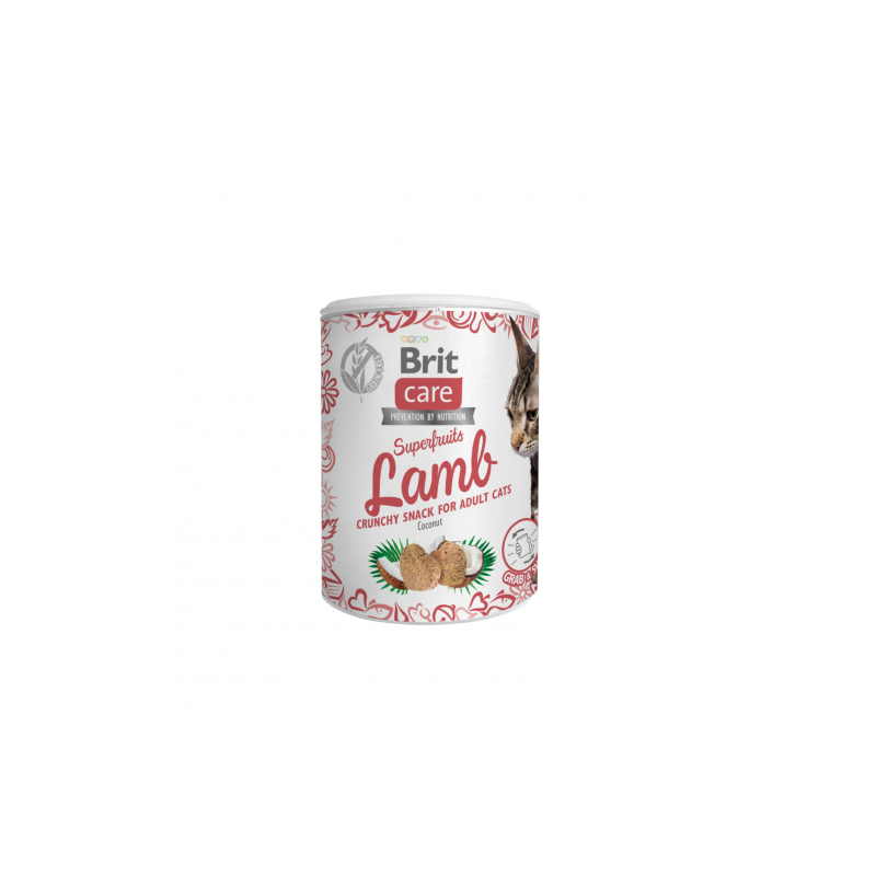 mangime brit care cat snack superfruits - snack croccanti per