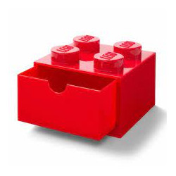 cassetto da scrivania room copenhagen lego 8 rosso [40211730]