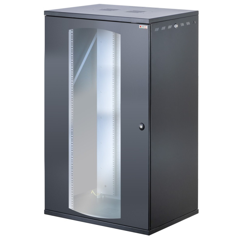 armadio rack 19'' techly a muro 800x600x1057mm 22u porta