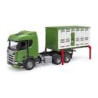 bruder camion trasporto animali scania super 560r con 1 mucca 1:16